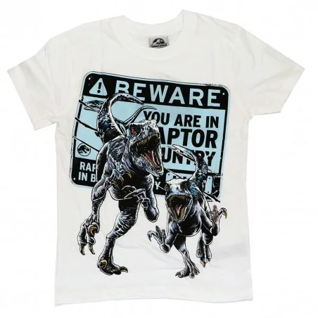Jurassic World κοντομάνικο Μπλουζάκι Για Αγόρια (JW 52 02 106/107 white) - Κοντομάνικα μπλουζάκια