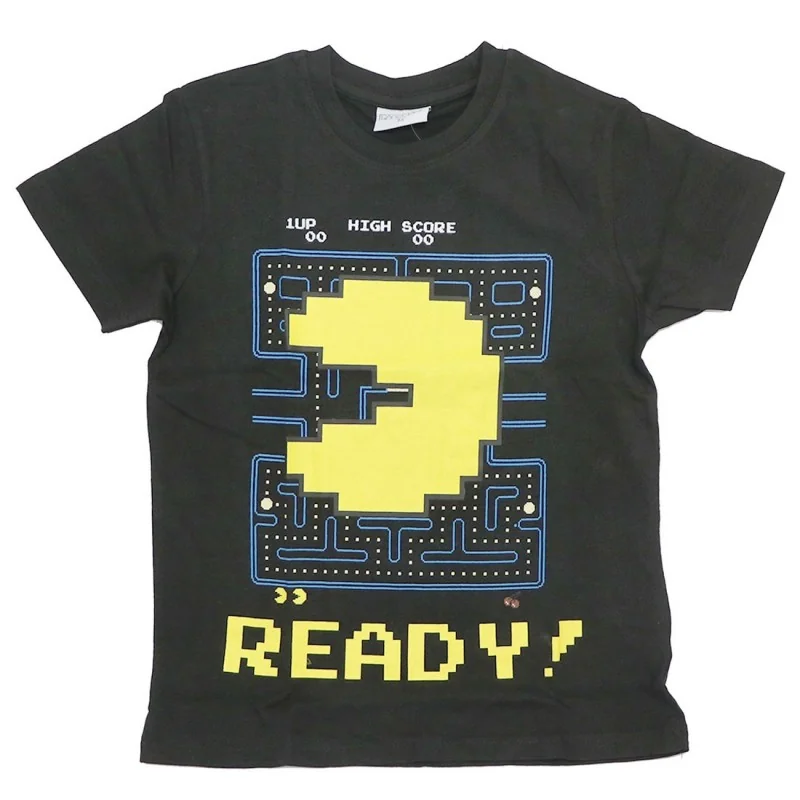 Pac Man κοντομάνικο μπλουζάκι Για αγόρια (PAC 52 04 051 BLACK)