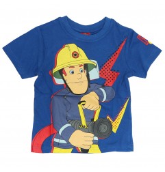 Fireman Sam κοντομάνικο μπλουζάκι για αγόρια (SAM 52 02 140 Blue) - Κοντομάνικα μπλουζάκια