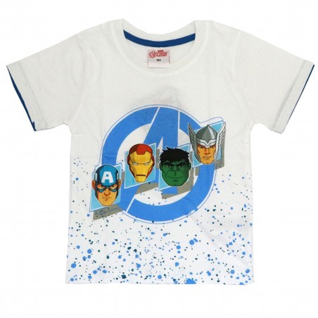 Marvel Avengers κοντομάνικο Μπλουζάκι αγόρια (AV 52 02 380 white) - Κοντομάνικα μπλουζάκια