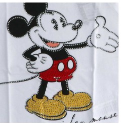 Disney Mickey Mouse Κοντομάνικο Μπλουζάκι για κορίτσια στρας (DIS MFB 52 02 8127)