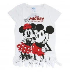 Disney Minnie Mouse Κοντομάνικο Μπλουζάκι για κορίτσια (DIS MF 52 02 9474 white) - Κοντομάνικα μπλουζάκια