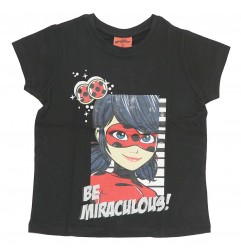Miraculous Ladybug Κοντομάνικο Μπλουζάκι Για Κορίτσια (MIR 52 02 259/260 black) - Κοντομάνικα μπλουζάκια