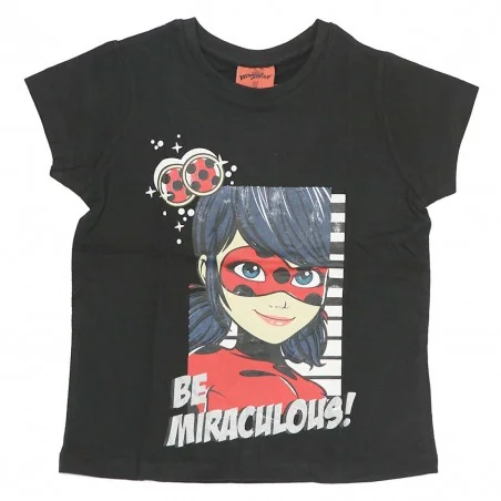 Miraculous Ladybug Κοντομάνικο Μπλουζάκι Για Κορίτσια (MIR 52 02 259/260 black) - Κοντομάνικα μπλουζάκια