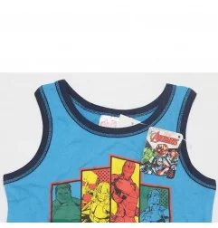Marvel Avengers Αμάνικο Μπλουζάκι αγόρια (EV1084 blue) - Αμάνικα μπλουζάκια