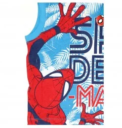 Marvel Spiderman Αμάνικο Μπλουζάκι Για Αγόρια (EV1077 blue) - Αμάνικα μπλουζάκια