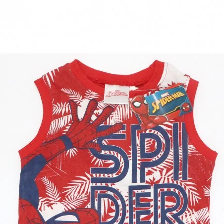 Marvel Spiderman Αμάνικο Μπλουζάκι Για Αγόρια (EV1077 red) Marvel Spiderman Αμάνικο Μπλουζάκι Για Αγόρια (EV1077 red)