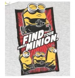 Minions Κοντομάνικο Μπλουζάκι Για αγόρια (MIN 52 02 721 grey) - Κοντομάνικα μπλουζάκια