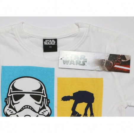 Star Wars Κοντομάνικο Μπλουζάκι Για Αγόρια (SW 52 02 9487 white)