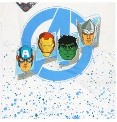 Marvel Avengers κοντομάνικο Μπλουζάκι αγόρια (AV 52 02 380 white) - Κοντομάνικα μπλουζάκια