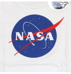 NASA Κοντομάνικο κοντό Μπλουζάκι για κορίτσια (NASA 52 02 167 white)