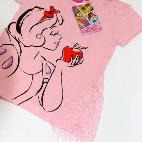 Disney Princess Κοντομάνικο Μπλουζάκι για κορίτσια (DISM 02036B) Disney Princess Κοντομάνικο Μπλουζάκι για κορίτσια (DISM 02036B)