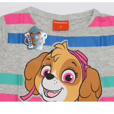 Paw Patrol Κοντομάνικο Μπλουζάκι Για Κορίτσια ( PAW 52 02 1462 grey)