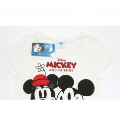Disney Minnie Mouse Κοντομάνικο Μπλουζάκι για κορίτσια (DIS MF 52 02 9474 white) - Κοντομάνικα μπλουζάκια