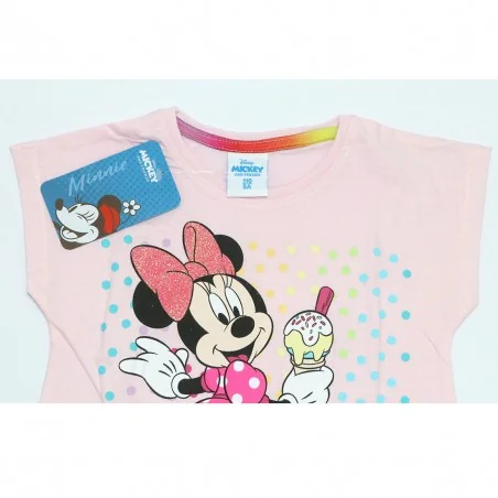 Disney Minnie Mouse Κοντομάνικο Μπλουζάκι για κορίτσια (DIS MF 52 02 9475 PINK) Disney Minnie Mouse Κοντομάνικο Μπλουζάκι για κορίτσια (DIS MF 52 02 9475 PINK)