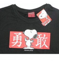 Snoopy κοντομάνικο μπλουζάκι για κορίτσια (SN 52 02 507 black)