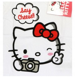 Hello Kitty παιδικό κοντομάνικο μπλουζάκι για κορίτσια (ΗΚ 52 02 2318 white)