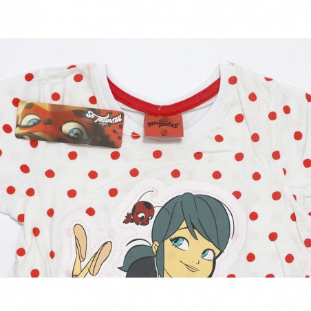 Miraculous Ladybug Κοντομάνικο Μπλουζάκι Για Κορίτσια (MIR 52 02 258 RED)