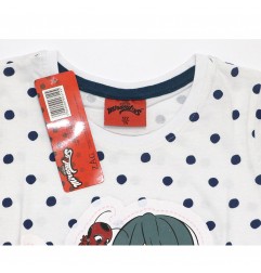 Miraculous Ladybug Κοντομάνικο Μπλουζάκι Για Κορίτσια (MIR 52 02 258 NAVY)