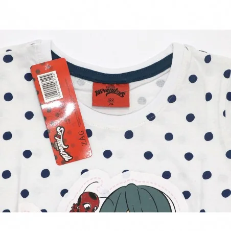 Miraculous Ladybug Κοντομάνικο Μπλουζάκι Για Κορίτσια (MIR 52 02 258 NAVY)