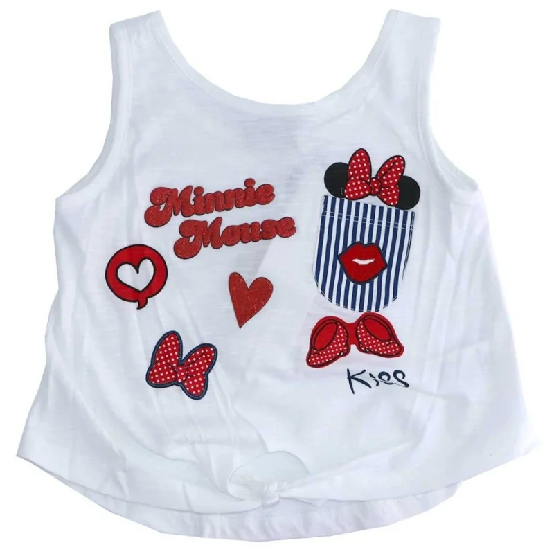 Disney Minnie Mouse Παιδικό Αμάνικο μπλουζάκι (SE1016 WHITE) Disney Minnie Mouse Παιδικό Αμάνικο μπλουζάκι (SE1016 WHITE)