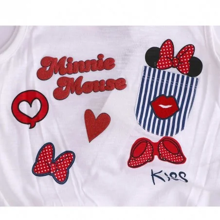 Disney Minnie Mouse Παιδικό Αμάνικο μπλουζάκι (SE1016 WHITE)