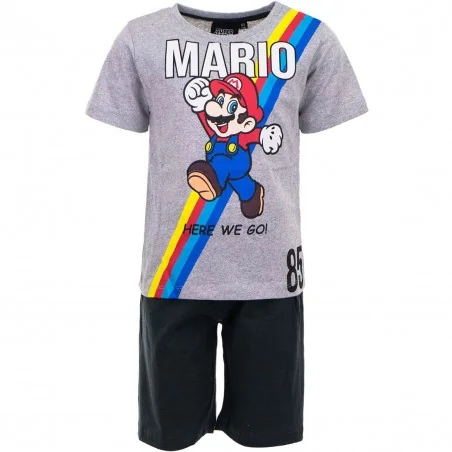 Super Mario Bros καλοκαιρινή πιτζάμα για αγόρια (MAR21-1999) - Πιτζάμες Καλοκαιρινές