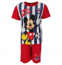 Disney Mickey Mouse Καλοκαιρινή Πιτζάμα Για Αγόρια (MIC-2122-1744 RED) - Πιτζάμες Καλοκαιρινές