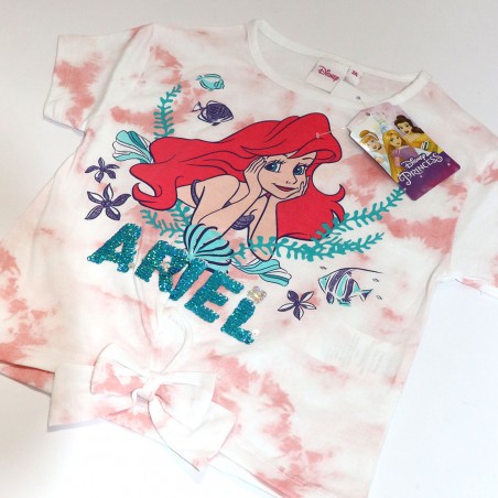 Disney Princess Ariel Κοντομάνικο Μπλουζάκι Για Κορίτσια (EV1313 pink)