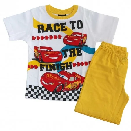 Disney Cars Καλοκαιρινή Πιτζάμα Για Αγόρια (DIS C 52 04 6050 YELLOW) - Πιτζάμες Καλοκαιρινές