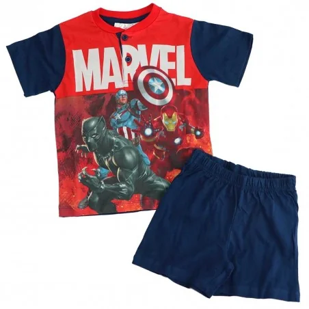 Marvel Avengers Καλοκαιρινή Πιτζάμα Για Αγόρια (UE7316) - Πιτζάμες Καλοκαιρινές