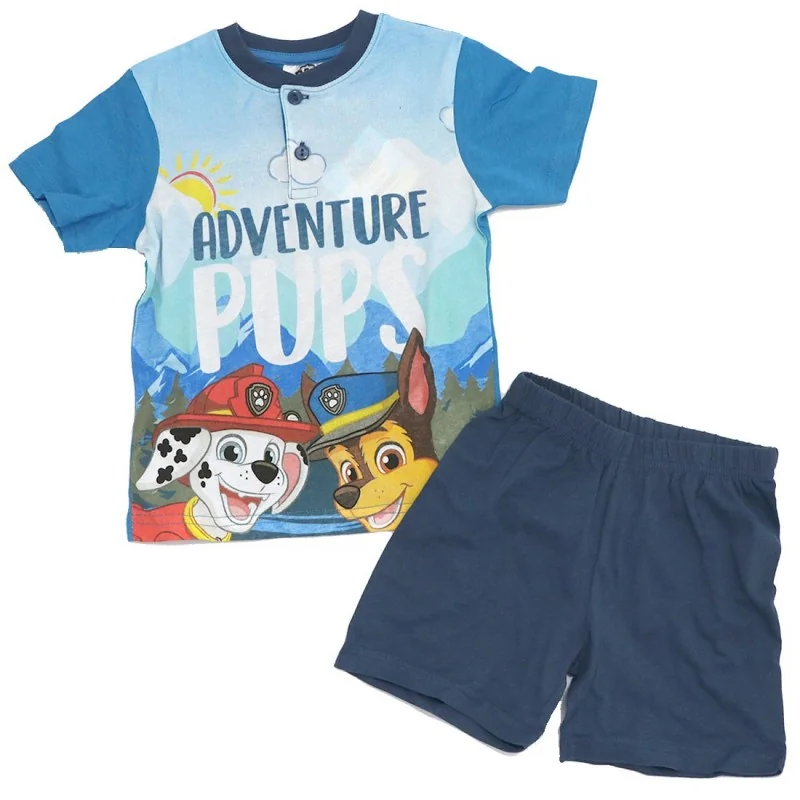 Paw Patrol Καλοκαιρινή Πιτζάμα Για Αγόρια (EV2098 navy) Paw Patrol Καλοκαιρινή Πιτζάμα Για Αγόρια (EV2098 navy)