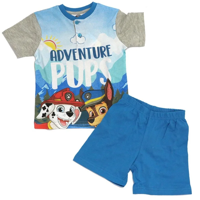 Paw Patrol Καλοκαιρινή Πιτζάμα Για Αγόρια (EV2098 blue) Paw Patrol Καλοκαιρινή Πιτζάμα Για Αγόρια (EV2098 blue)