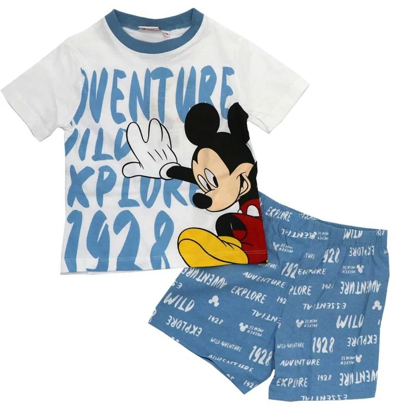 Disney Mickey Mouse Καλοκαιρινή Πιτζάμα Για Αγόρια (EV2005 BLUE)