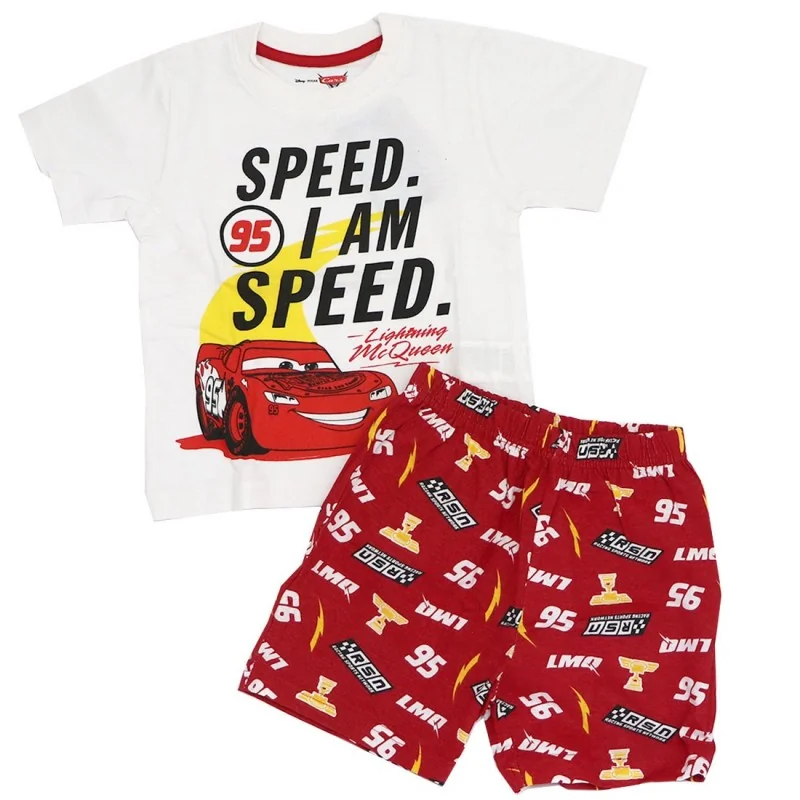Disney Cars Καλοκαιρινή Πιτζάμα Για Αγόρια (DIS C 52 04 9251 red)