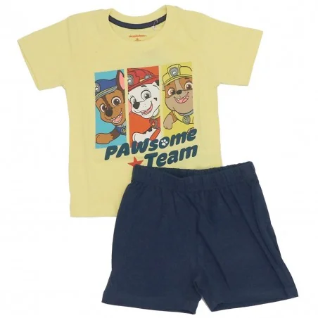 Paw Patrol Καλοκαιρινή Πιτζάμα Για Αγόρια (PAW 52 04 1753 yellow) Paw Patrol Καλοκαιρινή Πιτζάμα Για Αγόρια (PAW 52 04 1753 yellow)