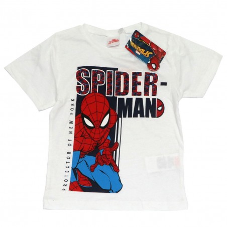 Marvel Spiderman κοντομάνικο Μπλουζάκι Για Αγόρια (WE1246 white) - Κοντομάνικα μπλουζάκια