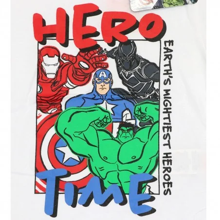 Marvel Avengers κοντομάνικο Μπλουζάκι αγόρια (WE1167 white)