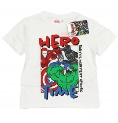 Marvel Avengers κοντομάνικο Μπλουζάκι αγόρια (WE1167 white) - Κοντομάνικα μπλουζάκια