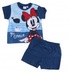Disney Baby Minnie Mouse Βρεφική Καλοκαιρινή Πιτζάμα για κορίτσια (ET0308) - Πιτζάμες