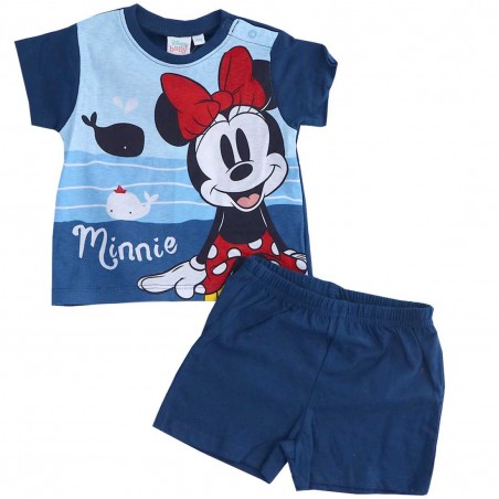 Disney Baby Minnie Mouse Βρεφική Καλοκαιρινή Πιτζάμα για κορίτσια (ET0308) - Πιτζάμες