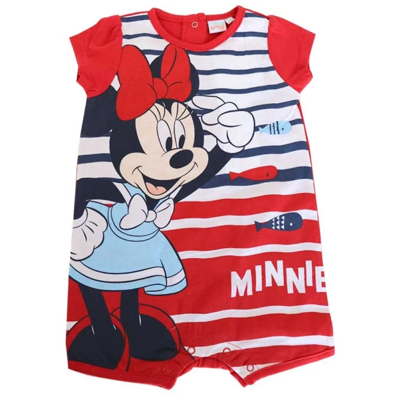 Disney Baby Minnie Mouse Βρεφικό Καλοκαιρινό Φορμάκι 100% Βαμβακερό – Ναυτικό Ριγέ (Κόκκινο/Μπλε) (ET0094) Disney Baby Minnie Mouse Βρεφικό Καλοκαιρινό Φορμάκι 100% Βαμβακερό – Ναυτικό Ριγέ (Κόκκινο/Μπλε) (ET0094)
