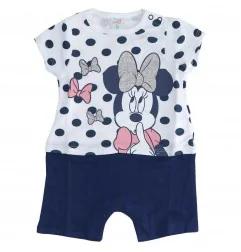 Disney Baby Minnie MousΒρεφική Ολόσωμη Καλοκαιρινή Φόρμα - "Glitter Bow & Polka Dots" (DIS MF 51 05 1327 NAVY) - Καλοκαιρινά ...