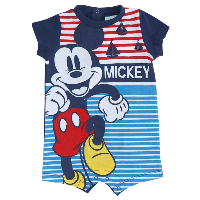 Βρεφικό Καλοκαιρινό Φορμάκι Disney Baby Mickey Mouse – Ναυτικό Ριγέ Σχέδιο (100% Βαμβάκι) (ET0145 NAVY) Βρεφικό Καλοκαιρινό Φορμάκι Disney Baby Mickey Mouse – Ναυτικό Ριγέ Σχέδιο (100% Βαμβάκι) (ET0145 NAVY)