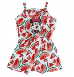 Disney Baby Minnie Mouse Βρεφική Ολόσωμη Καλοκαιρινή Φόρμα - "Watermelon Love" (UE0014Α) - Σορτς/ Βερμούδες