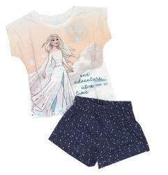 Disney Frozen Καλοκαιρινή Πιτζάμα Για Κορίτσια (DIS FROZ 52 04 A088 navy) - Πιτζάμες Καλοκαιρινές