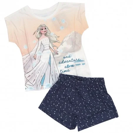 Disney Frozen Καλοκαιρινή Πιτζάμα Για Κορίτσια (DIS FROZ 52 04 A088 navy) - Πιτζάμες Καλοκαιρινές