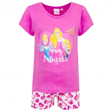 Disney Princess παιδική καλοκαιρινή πιτζάμα (34577Pink) Disney Princess παιδική καλοκαιρινή πιτζάμα (34577Pink)