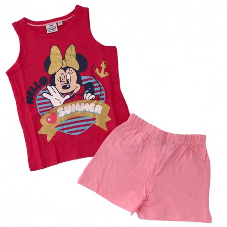 Disney Minnie Mouse Καλοκαιρινή Πιτζάμα Για Κορίτσια (UE7428A) - Πιτζάμες Καλοκαιρινές