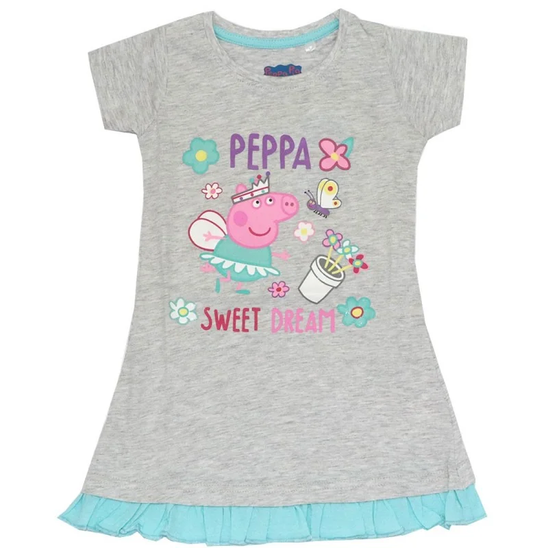 Peppa Pig Κοντομάνικο Νυχτικό Για Κορίτσια (PP 52 04 834 Grey) Peppa Pig Κοντομάνικο Νυχτικό Για Κορίτσια (PP 52 04 834 Grey)